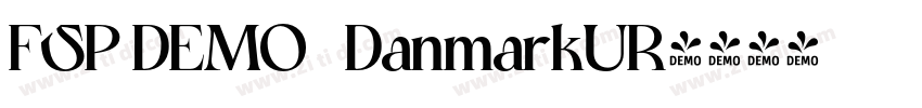 FSP DEMO   DanmarkUR字体转换